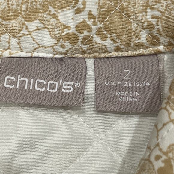 Womens Quilted Jacket 2 Fall Outerwear Lightweight Barn Coat Traveler Layering - Picture 7 of 8